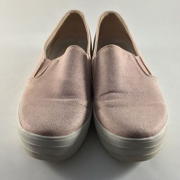 Skechers street double up womens memory foam slip on shoes lt pink size 7.5 794 - Picture 4 of 8